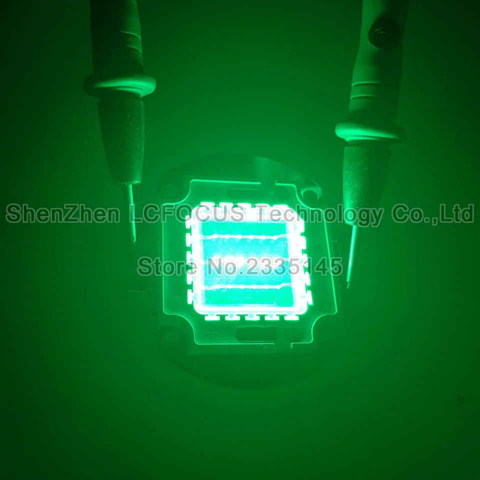 Высокая мощность 20 Вт RGB LED Chip COB Beads световая лампа полного цвета Красный Зеленый