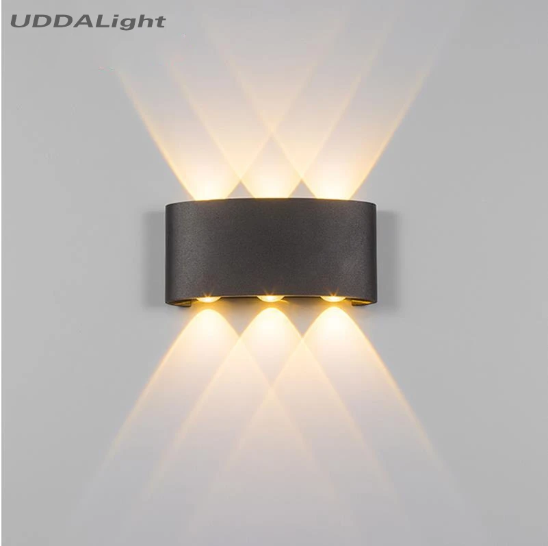 

wall lamp led 6W 4w 2w bedroom lights black/white waterproof outdoor lantern outdoor wall lights sconces bathroom garden light