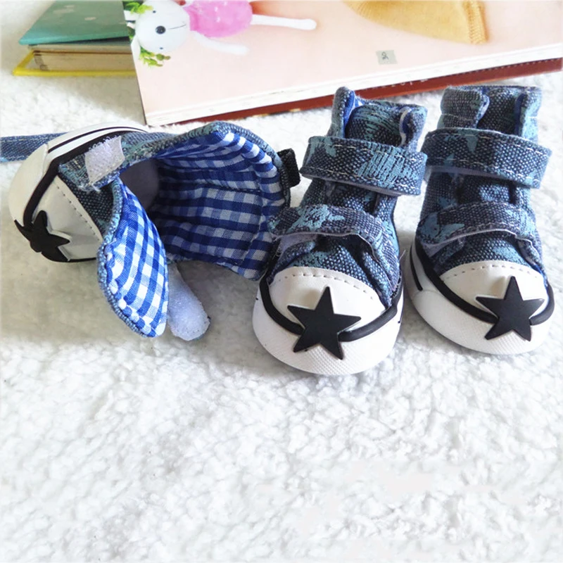 4 шт./компл. обувь для щенков домашних питомцев Спортивные Повседневные