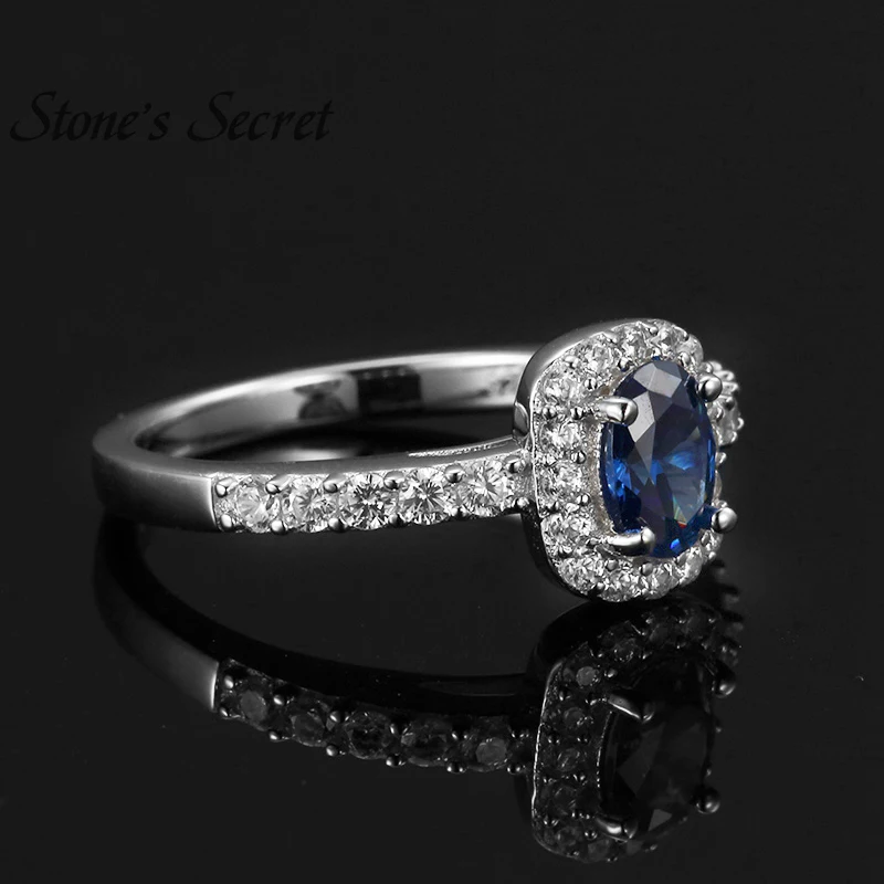 Classic Design Created Tanzanite Ring 925 Sterling Silver Wedding Jewelry for Women New Fashion | Украшения и аксессуары