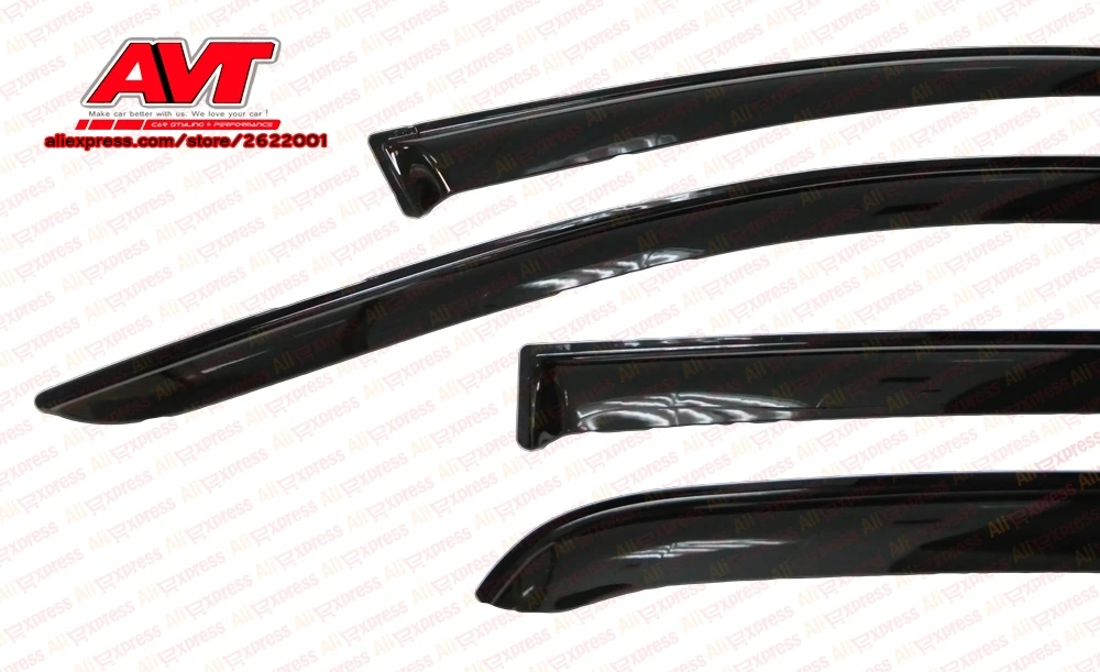 Deflectors for Hyundai Getz 2002~2011 1set\4pcs styling wind window deflector guard auto vent visor rain guards cover | Автомобили и