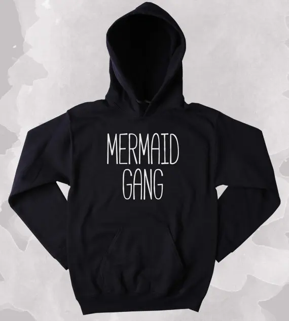 

Mermaid Gang Sweatshirt Swimmer Best Friends BFF Clothing Tumblr Hoodie More Size and Colors-Z022