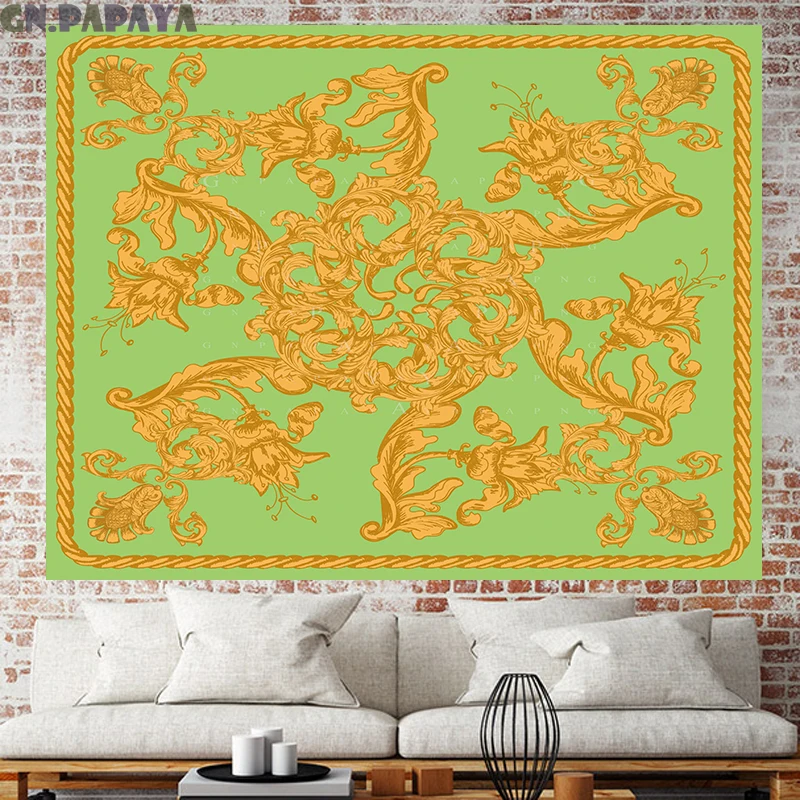 Дворцовом стиле с выгравированными винтажными узорами гобелен настенный