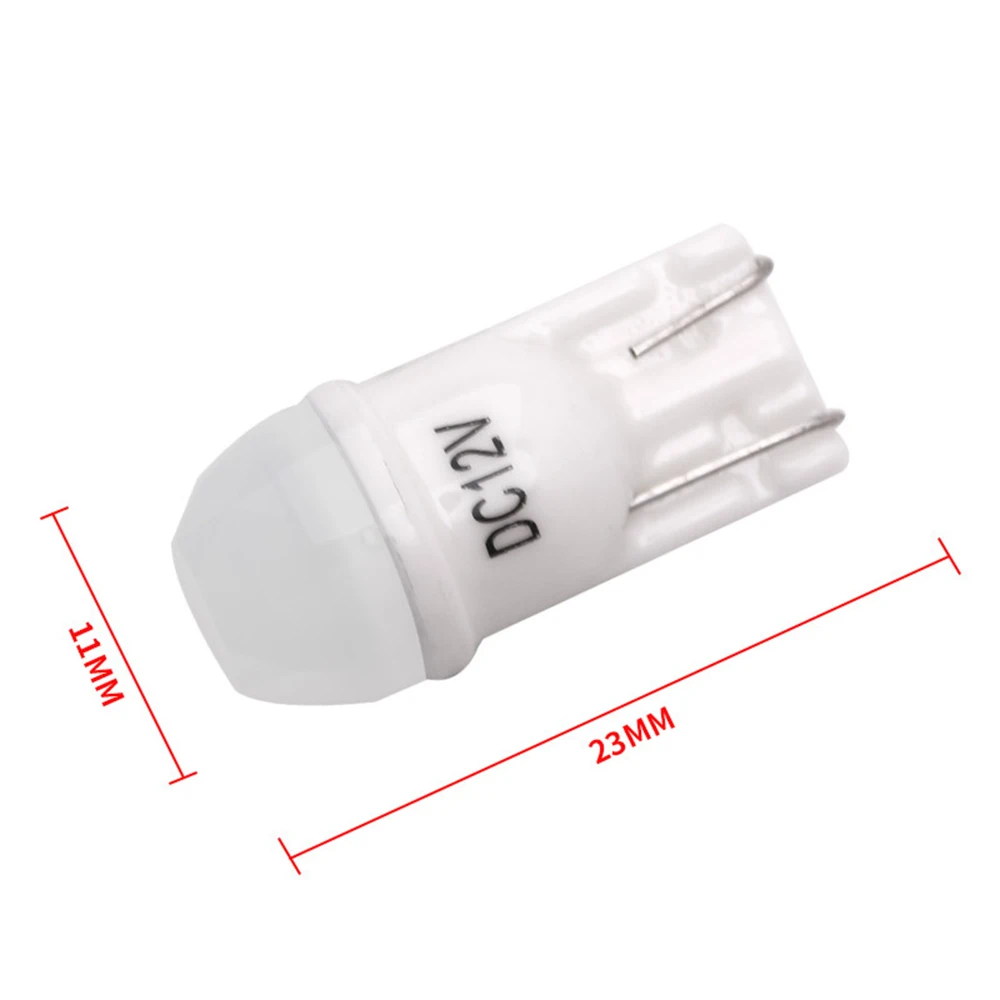 YSY 100X T10 керамический 3D COB светодиодный светильник алмазной формы 30MA W5W 194 192 168 12V