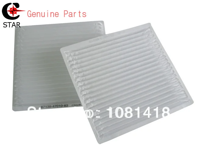 Toyota Genuine Pollen Cabin Air Filter 87139-47010-83 for Prius Land Cruiser Prado Yaris Mazda Premacy size:216*216*16 mm | Автомобили и