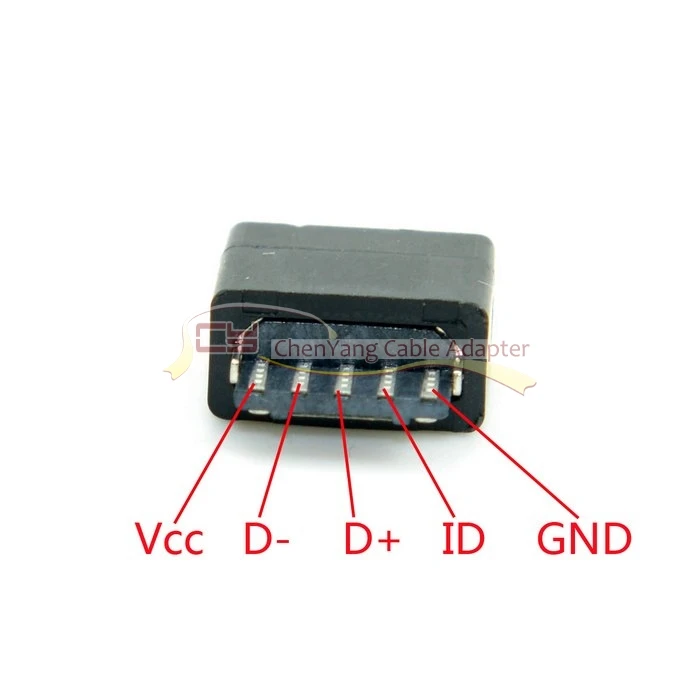 50 шт. Type B Micro USB Female 5 Pin Jack Port Socket коннектор для ремонта |