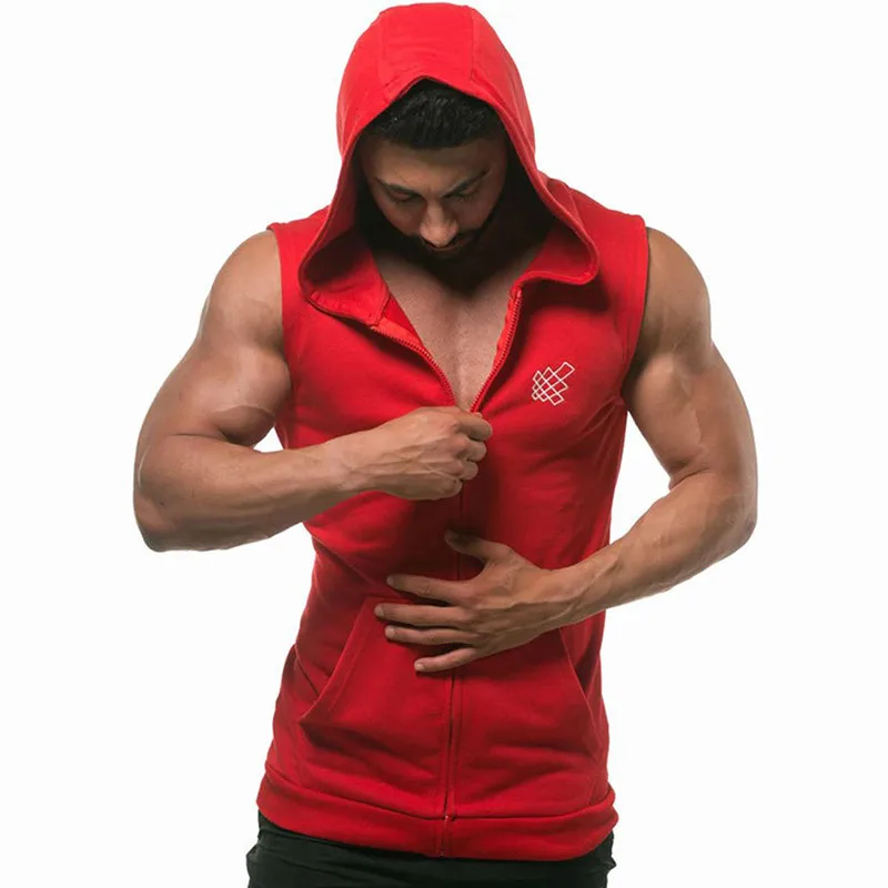 GYMNORTH 2018 фитнес для мужчин Бодибилдинг без рукавов Мышцы толстовки тренировки