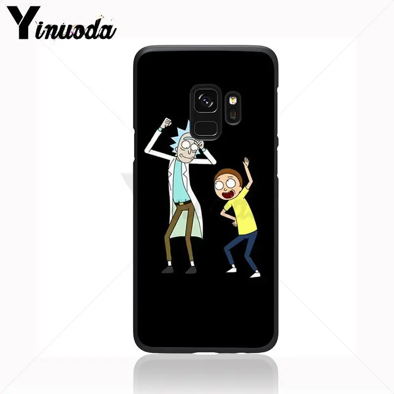 Yinuoda nimation Рик и Морти красочные милые аксессуары для телефона чехол samsung Galaxy s9 s8 plus