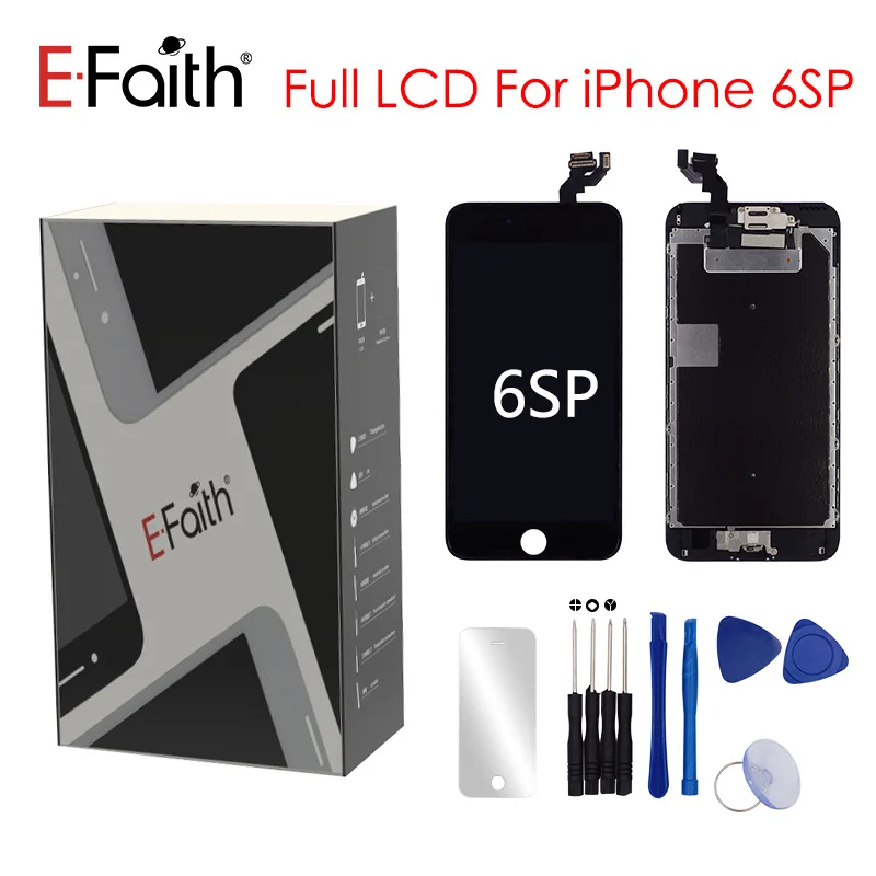 1PC Full Set LCD For iPhone 6S plus Display Home button+Front camera+3D Touch Screen Digitizer Assembly DHL shipping | Мобильные