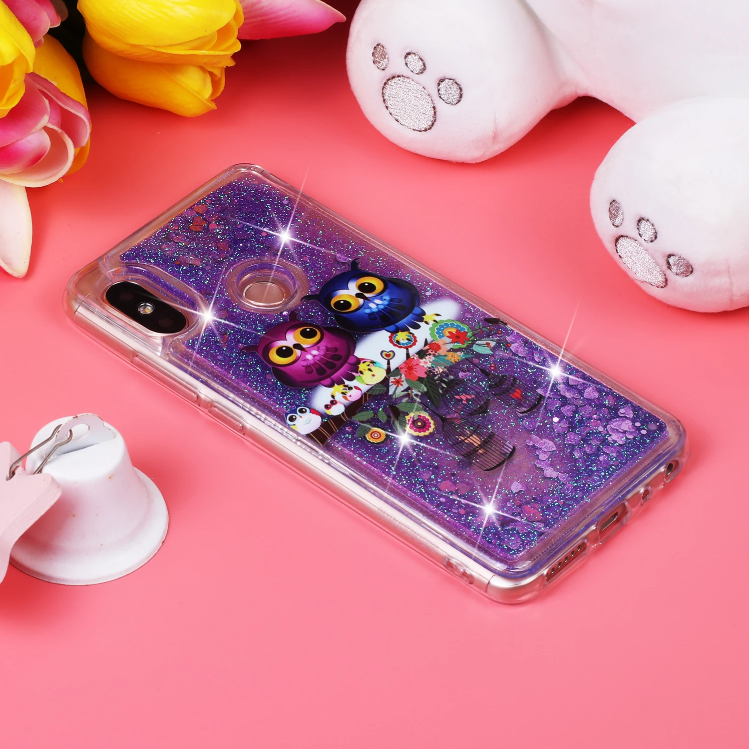Чехол для Xiaomi Redmi Note 5 с рисунком из мультфильма, блестящий чехол Xaomi Xiomi Red Mi Redmi Note 5 Pro, динамические жидкие зыбучие пески, чехлы Note5 Funda