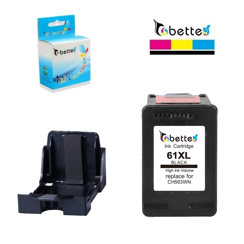 Замена чернильных картриджей BETTE для HP 61 61XL hp61 Officejet 2620 2624 4630 4631 4632 4634 4635 4636 ENVY 4639 5534