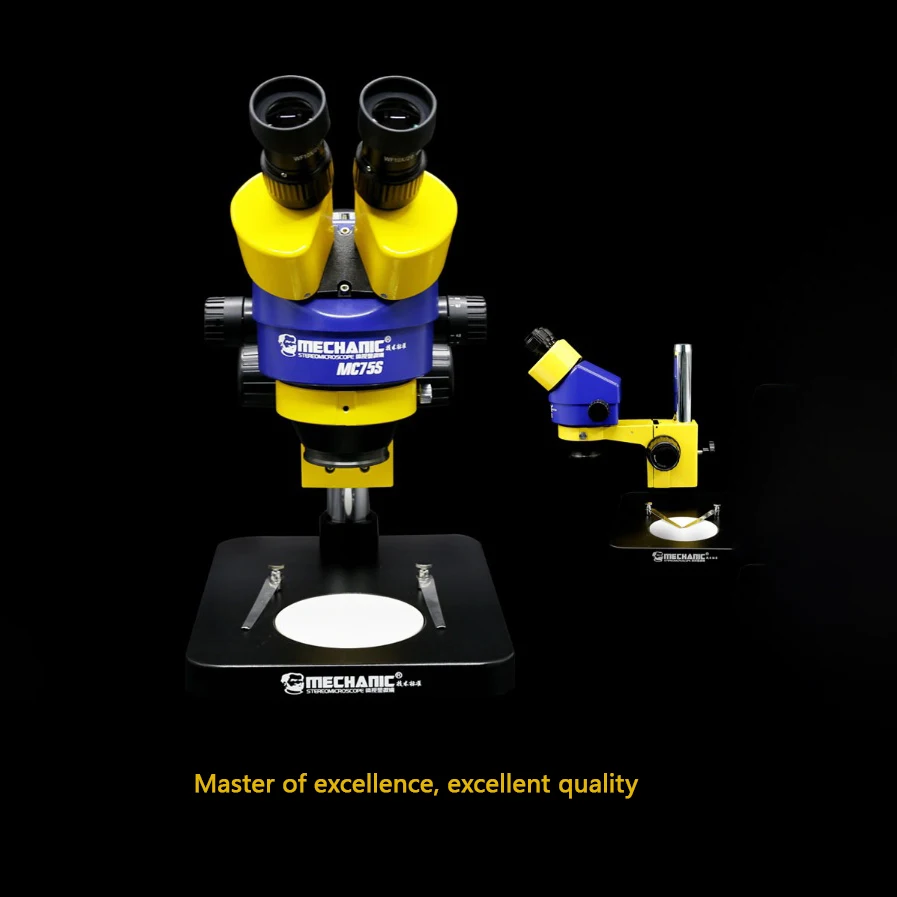 Механический промышленный бинокулярный стерео микроскоп высокое разрешение
