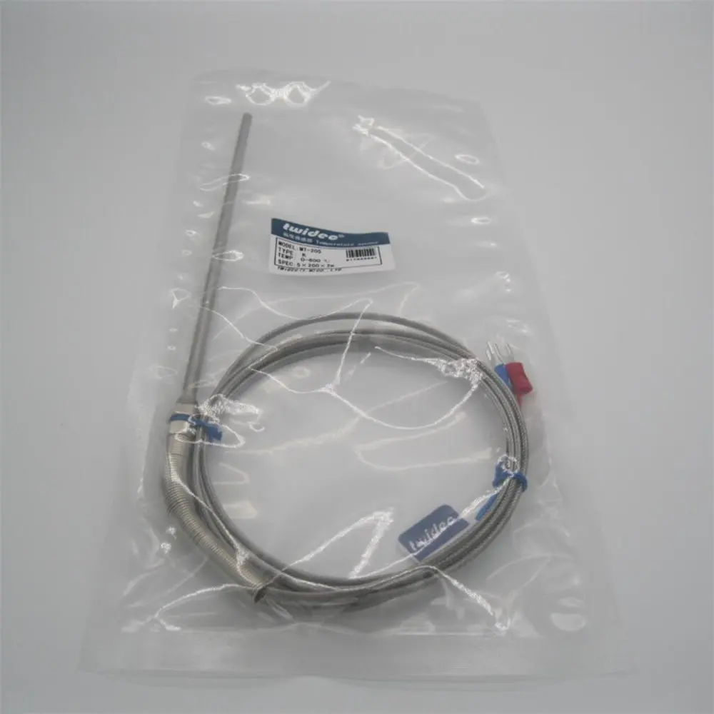 10 шт. высококачественный датчик температуры из нержавеющей стали K типа