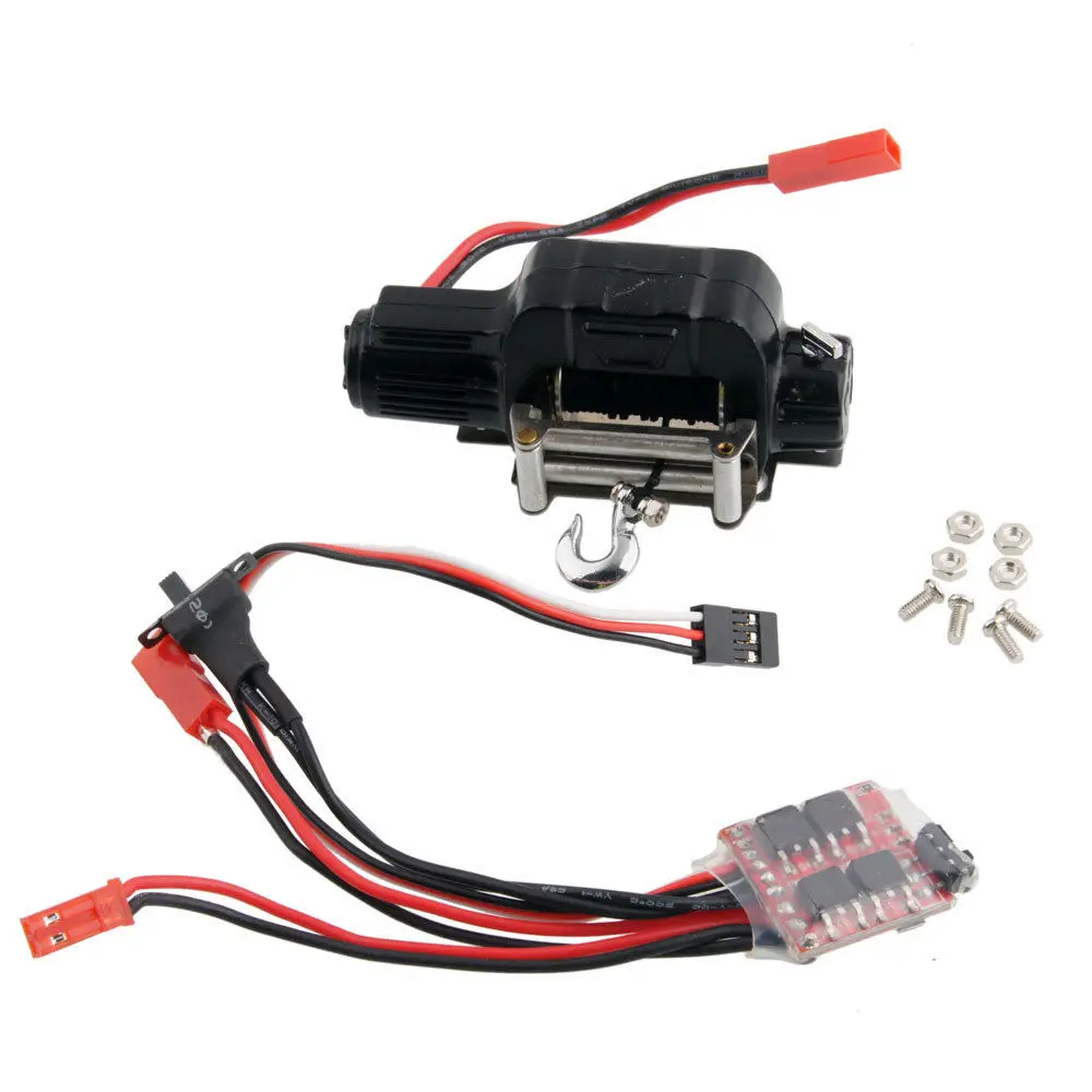 RC DWN N10203 предупредить 9.5cti лебедки + контроллер переключатель для 1:10 Рок
