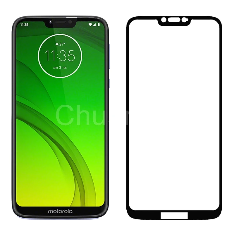 2.5D 9H закаленное стекло премиум класса для Motorola Moto G7 Power полное покрытие Защитная