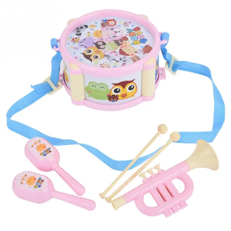 6 шт./компл. детские инструменты набор игрушек барабан маленький песочный молоток