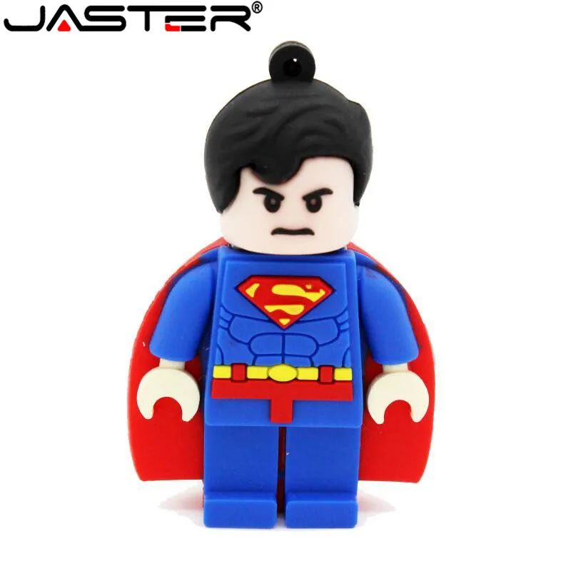 JASTER usb флэш-накопитель Lego Superhero 2 0 64 Гб карта памяти флеш-накопитель 4 ГБ 8 16 32 |