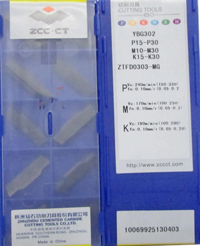 ZTED02503 ZTFD0303 ZTGD0404 ZTHD0504 ZTKD0608 MG YBG302 10 шт. ZCC.CT обработка вставок: нержавеющая сталь