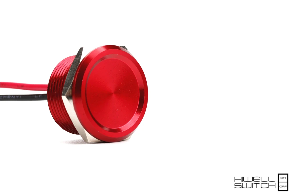 25 мм алюминиевый анодированный пьезо переключатель (Rohs CE) 5 видов цветов