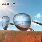 Мужские солнцезащ. Очки для вождения AOFLY, черно-красные солнцезащитные очки для вождения с поляризованными линзами степени защиты уф400, AF8186, лето 2019