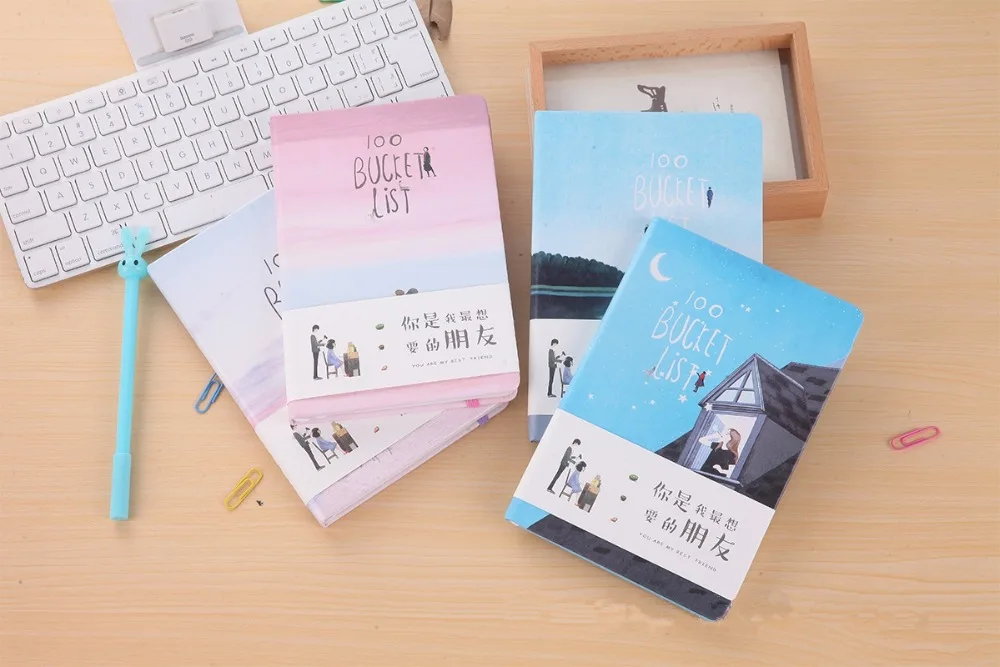 Kawaii Канцелярские записная книжка кожаный дневник для путешественников DIY A5 ежедневно еженедельник повестки дня блокнот