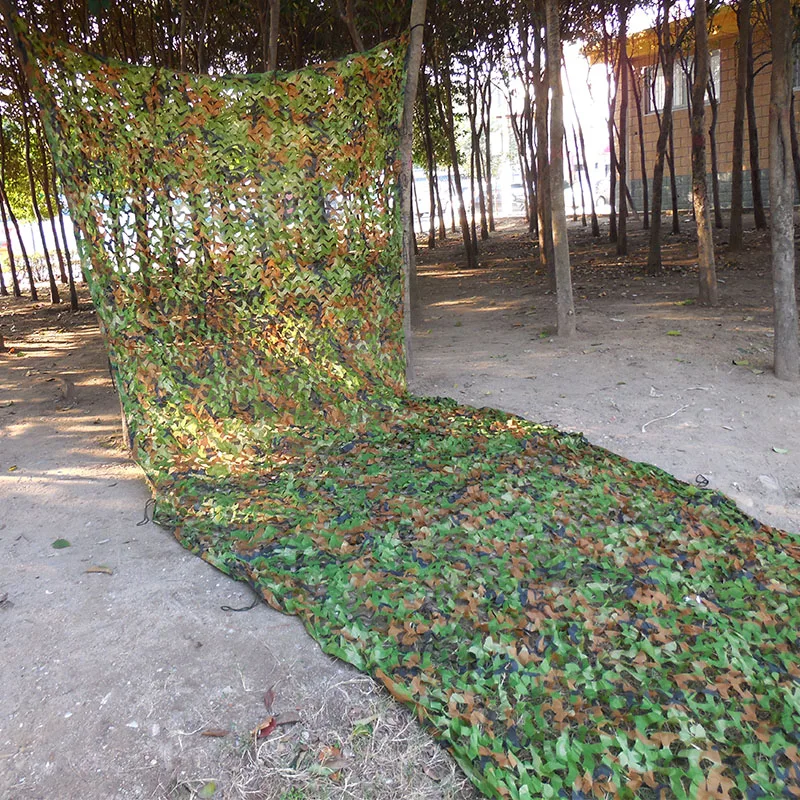 3x5m Military woodland leaves camouflage net jungle camo netting Hunting Camping camoflage Photography background | Спорт и