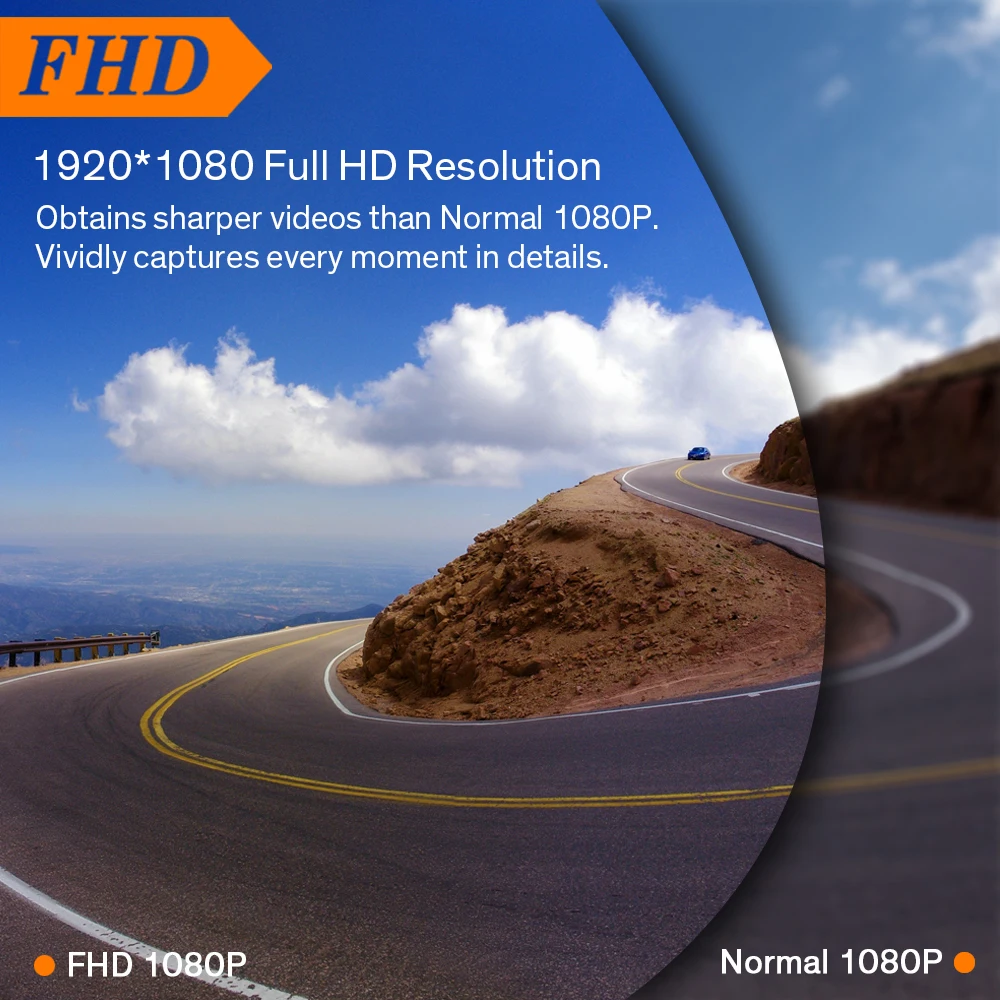 Peztio Автомобильный видеорегистратор Full HD 1080 P Cam ночного видения Два