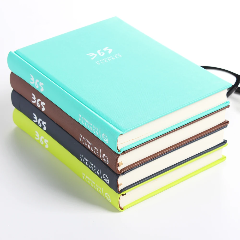2017 милый мультяшный планер на 365 дней ярких цветов в твердом переплете для