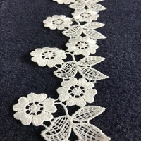 hot sale high quality water soluble embroidery lace necklace clothing materials flower lace accessories 5 5 cm x5501