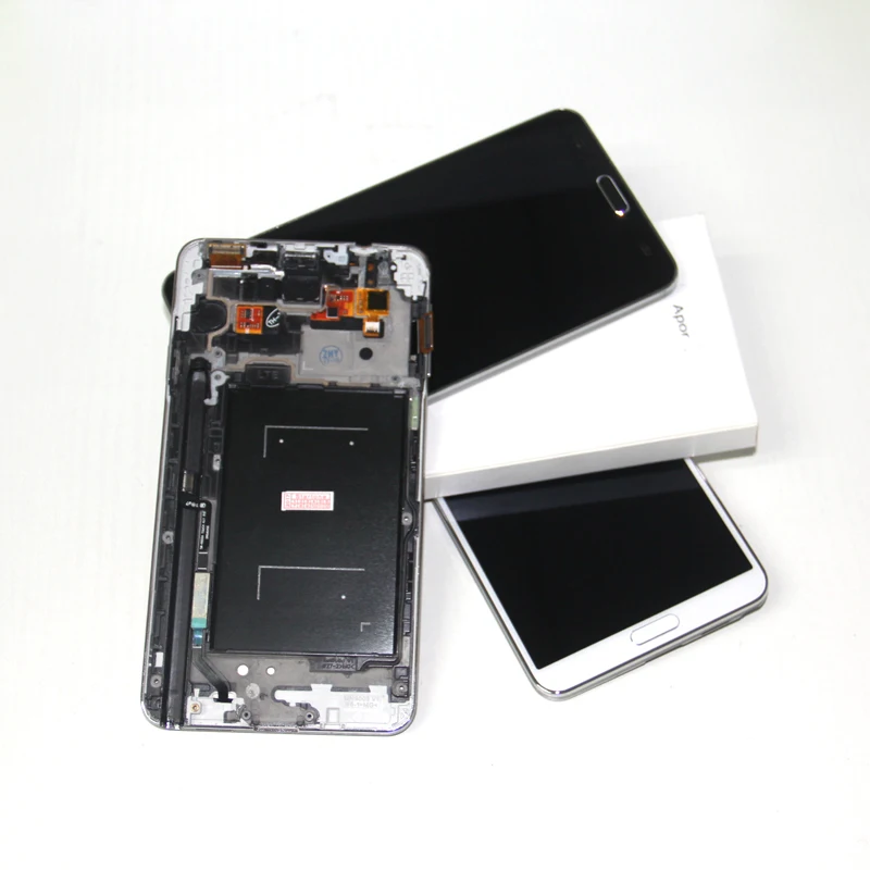 Черный белый совместимый для Samsung Galaxy Note 3 N9005 ЖК дисплей сенсорный экран