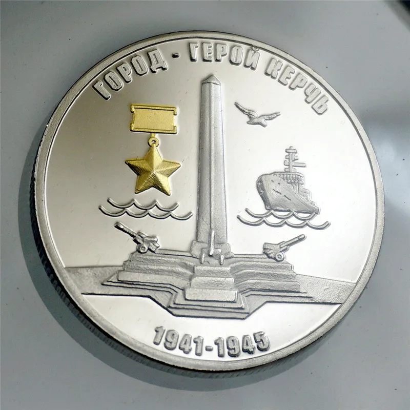WW2 памятные монеты из черного морского флота коллекционные предметы WWII Россия CCCP