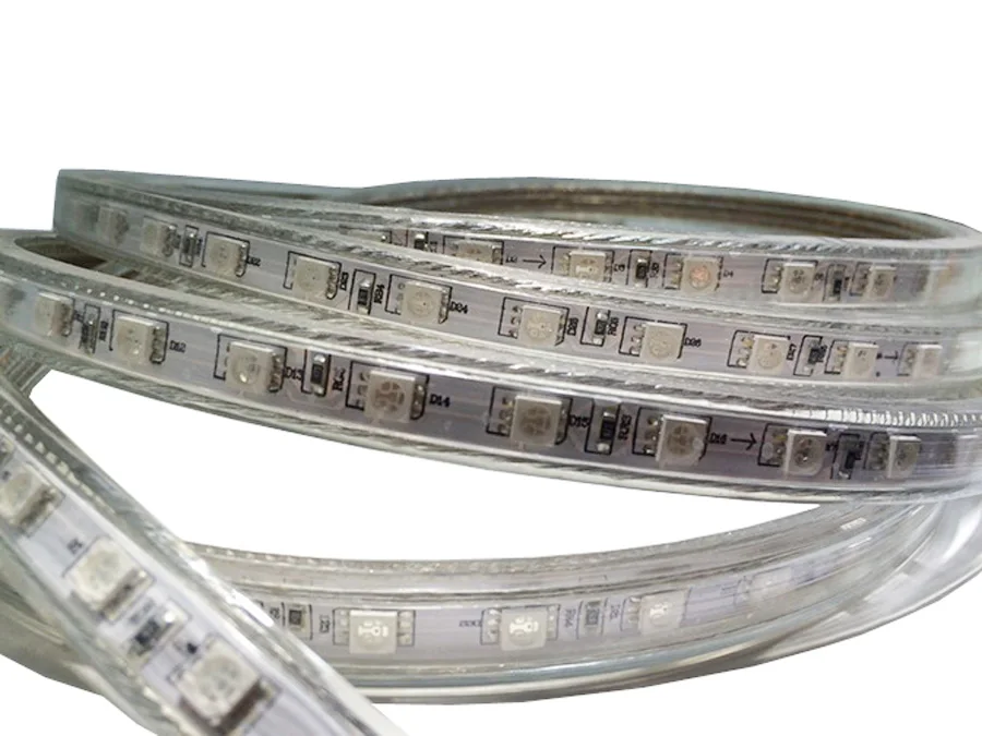 SMD 5050 AC 220 V Светодиодная лента наружная Водонепроницаемая 220 V 5050 V 220 V Светодиодная лента 220 V SMD 5050 Светодиодная лента светильник 1M 2M 5M 10M 15M 20M 220 V