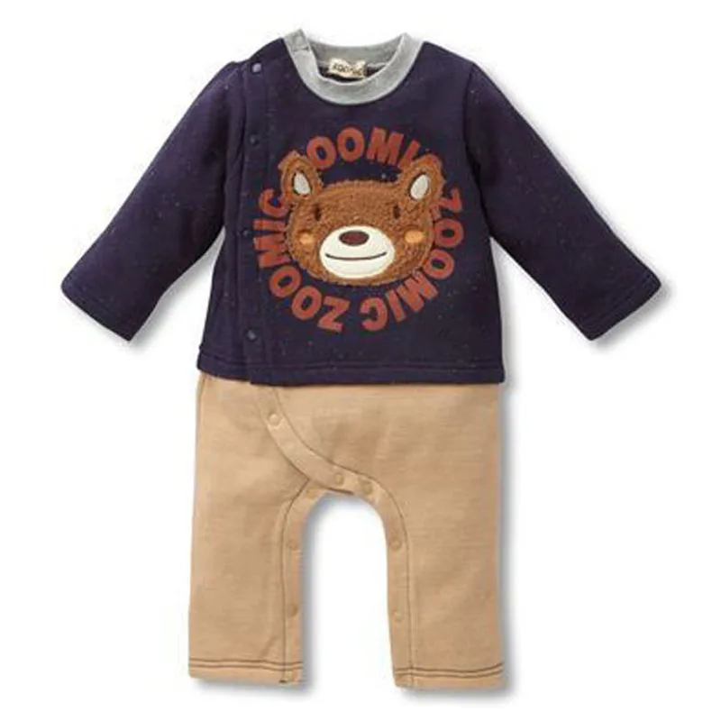 Брендовый детский осенне зимний костюм для младенцев Модный стильный комплект