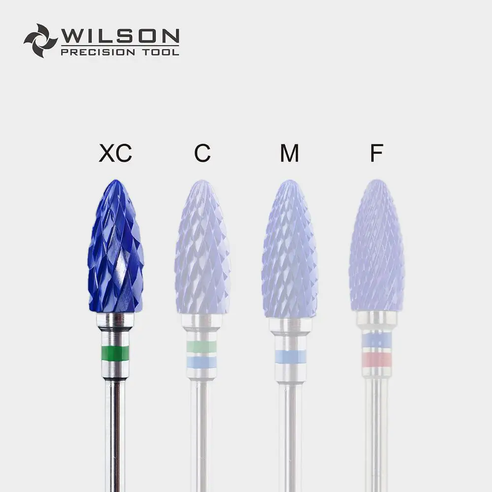 1pc X-Coarse Blue Формы пули 6,0 мм-поперечная огранка-циркониевые керамические стоматологические лабораторные заусенцы-WILSON прецизионный инструмент-используется для правой и левой руки - Цвет: 1pc X-Coarse Blue