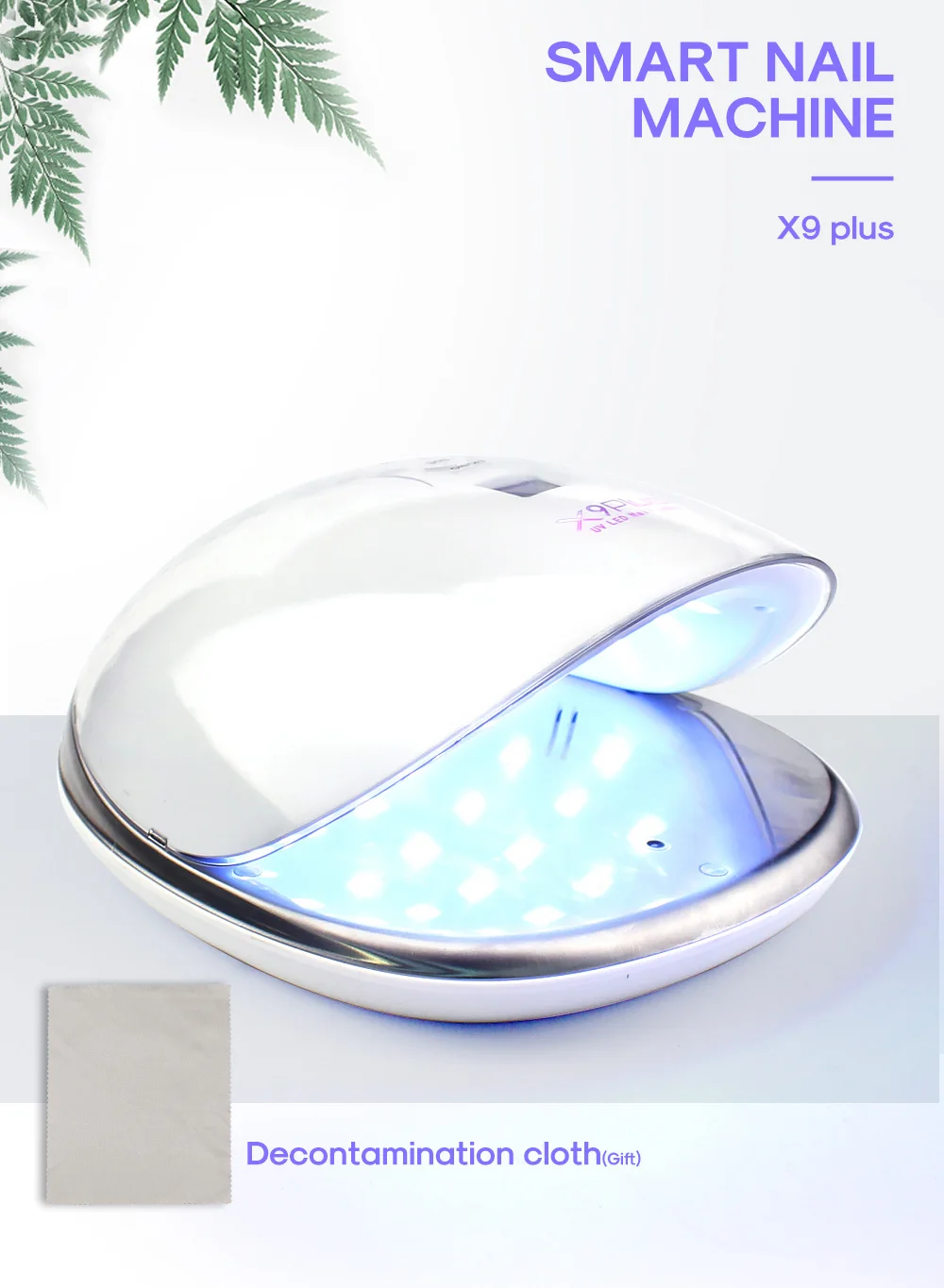 X9plus лампа для ногтей 48 Вт 36 светодиодов УФ светодиодная Сушилка для ногтей ледяная лампа маникюрная терапия лак машина для отверждения всех типов гель-лака