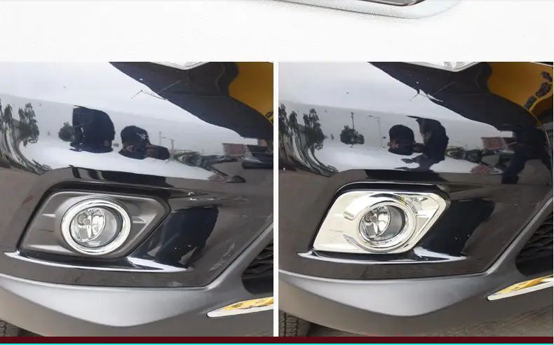 Хромированный передний противотуманный светильник для Nissan Rogue x Trail t32 2014 2015 2016 с