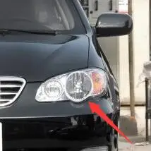 Right passenger side Для BYD F3 2005-2011 передняя фара в сборе для BYD F3R фара в сборе - Цвет: Right passenger side