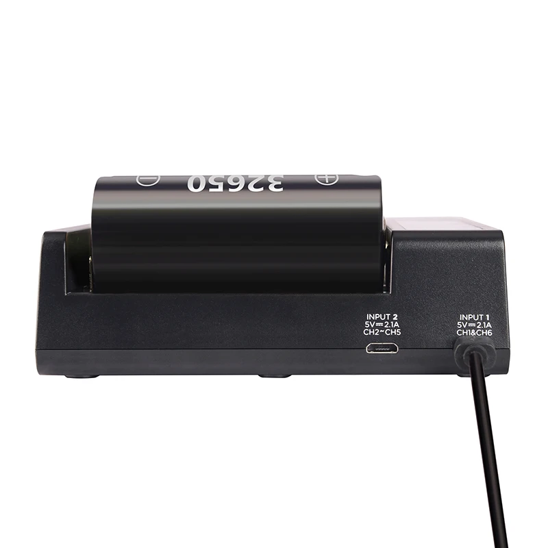 Подлинный xtar QUEEN ANT MC6 6 слотов двойной USB вход умный батарея зарядное устройство