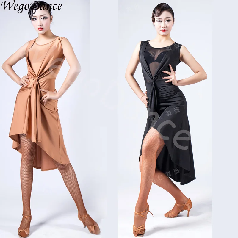 

new latin dance sleeveless sexy dress woman