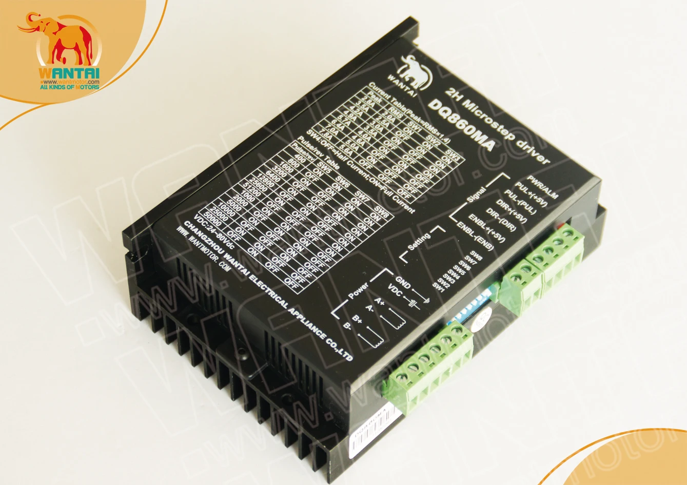 [Без тарифов для ЕС]! ЧПУ Wantai 4-осевой шаговый двигатель Nema34 12 Нм = 151 унций-дюйм мм 6