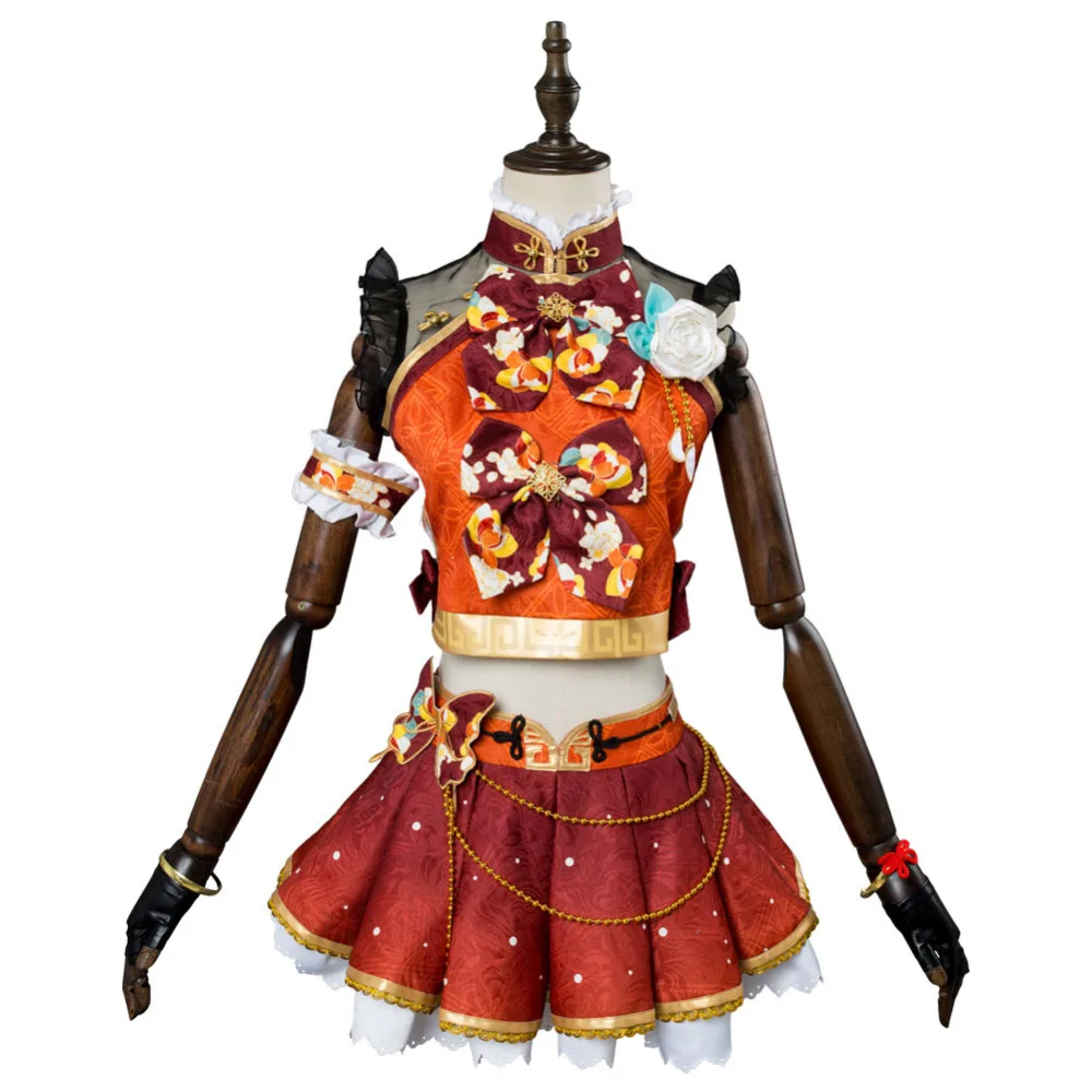Люблю жить! Солнце! Aqours Takami Chika костюм для косплея юбка чонсам|Игровые костюмы| |