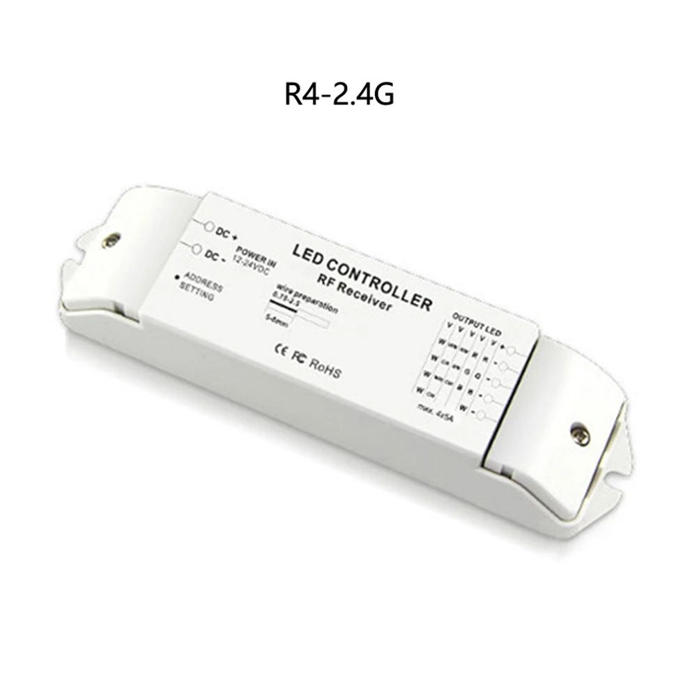 Новый одноцветный светодиодный диммер P1X + R4 приемник Сенсорная панель настенное