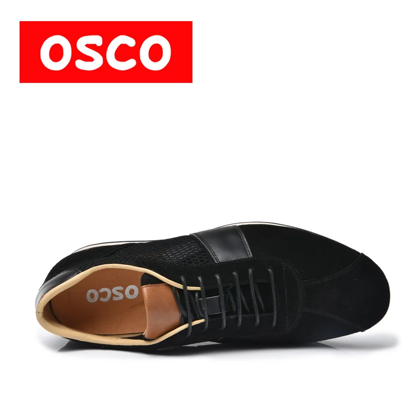 Мужская обувь OSCO Повседневная дышащая из коровьей кожи Всесезонная # RU0009 | Обувь