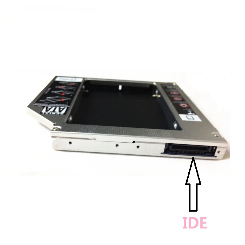 Новый жесткий диск Caddy IDE SATA 2 й bay брекет модуль Tray 12 7 мм расширение памяти для