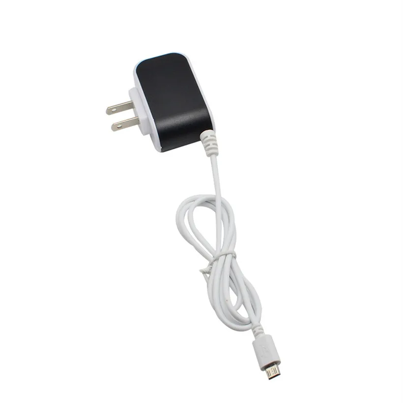 Мода 3.1A тройной USB порт стены дома Путешествия AC зарядное устройство адаптер США штекер с 1 м Micro USB зарядный кабель Прямая поставка 1101 - Цвет: Черный