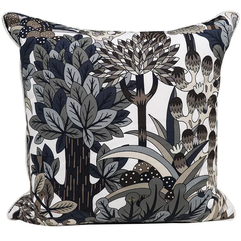 Роскошная Подушка наволочка с животными цветами Декоративные диванные подушки