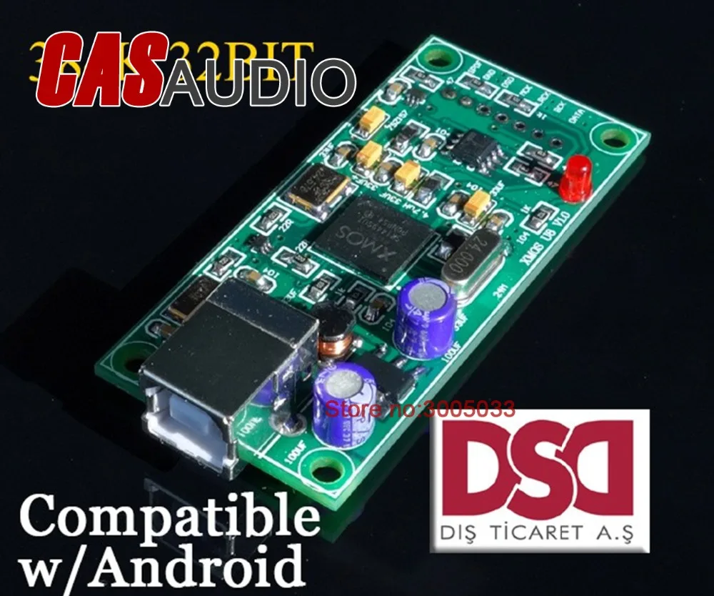 Мини XMOS асинхронный USB DSD I2S II2 коаксиальный конвертер SPDIF для ЦАП|dsd usb|xmos usbusb to coaxial |