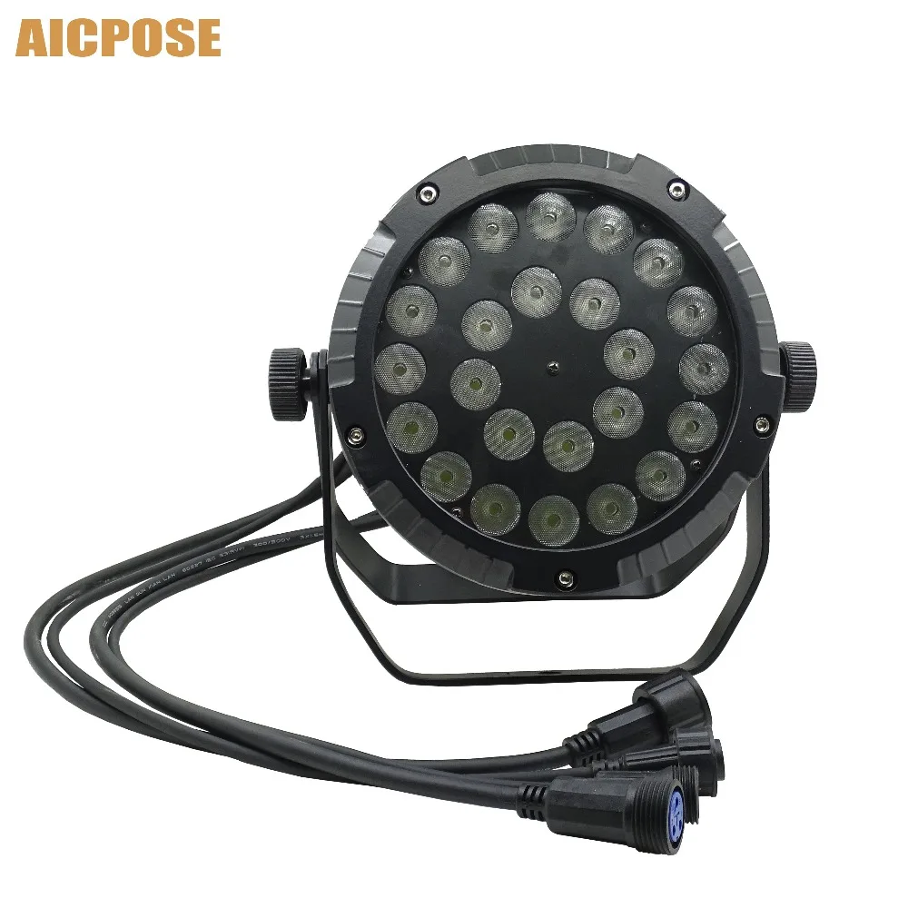 IP65 Открытый водонепроницаемый Led Par свет 24x18 Вт RGBWA UV 6in1 LED 24*18 DMX512 контроль