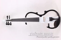 new high quality electric violin 8 4 white black color 5 strings 4 string all have