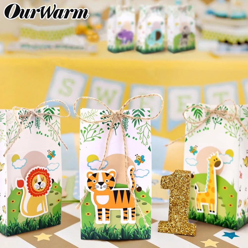 Коробки для конфет OurWarm в стиле сафари 60 шт. | Дом и сад